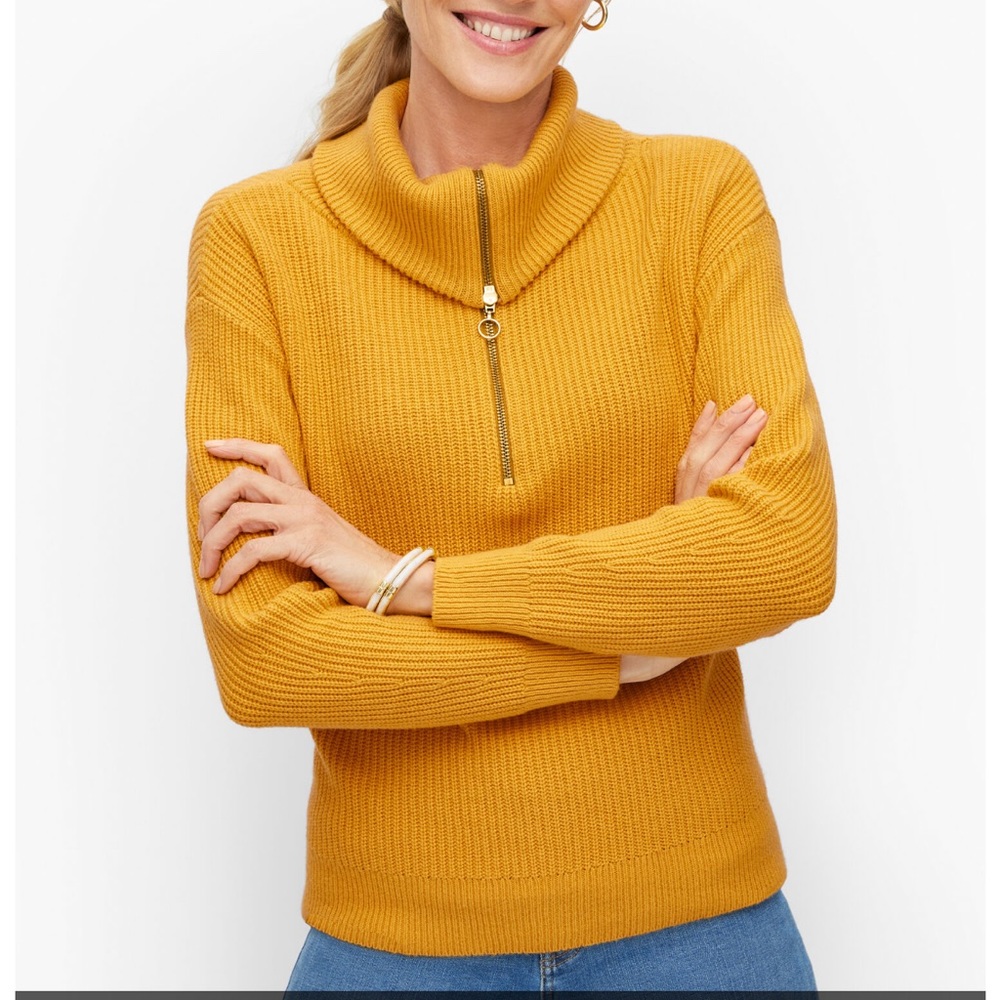 COPY - Talbots Half Zip Sweater- 1X